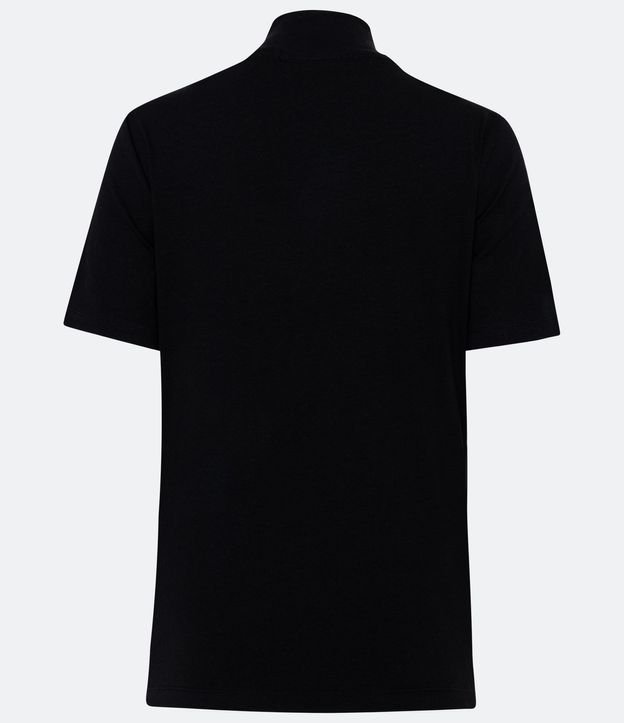 Blusa Básica en Media Malla con Cuello Alto 2
