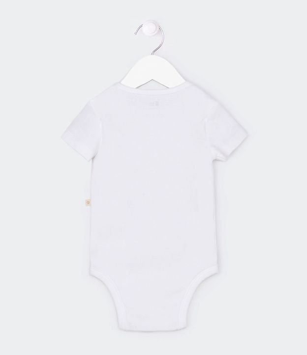 Kit 02 Bodies Básicos en Suedine con Cuello Americano - Talle RN a 18 meses 4