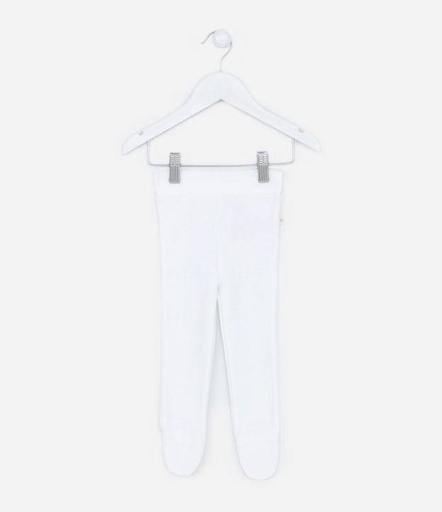 Kit 02 Pantalones infantiles con Pies Cerrados - Talle RN a 12 meses 3