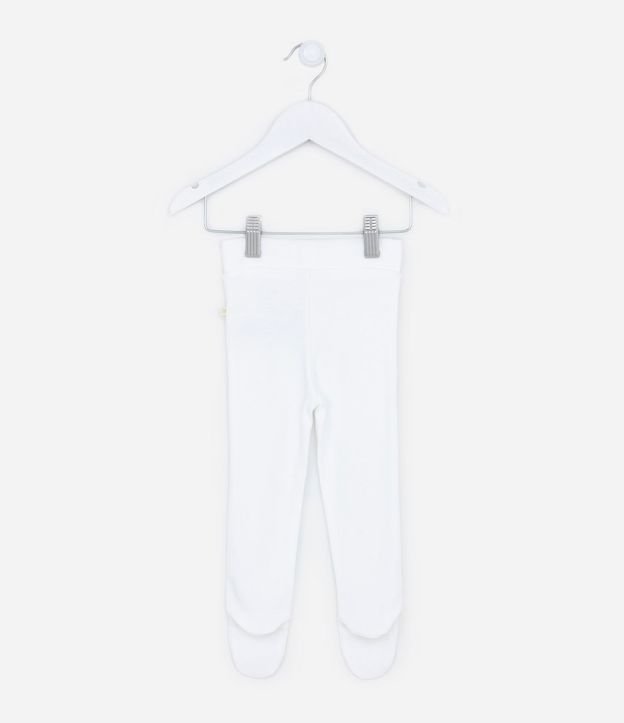 Kit 02 Pantalones infantiles con Pies Cerrados - Talle RN a 12 meses 4