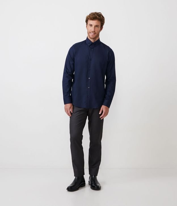 Camisa Regular Básica en Oxford 3