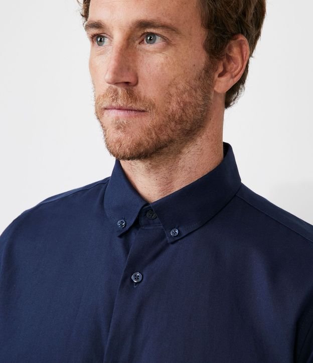 Camisa Regular Básica en Oxford 5