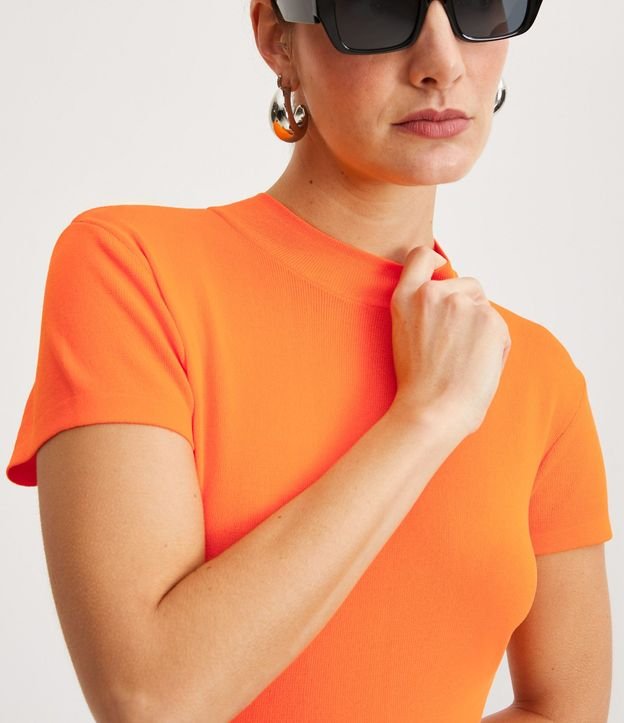 Blusa de Punto con Cuello Alto 4