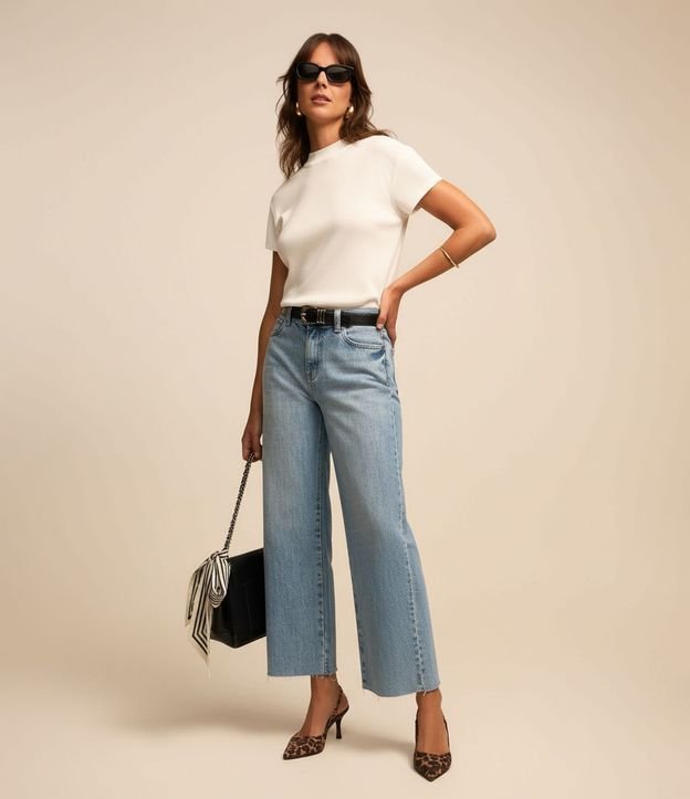 Blusa de Punto con Cuello Alto 4