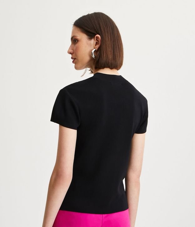 Blusa de Punto con Cuello Alto 3