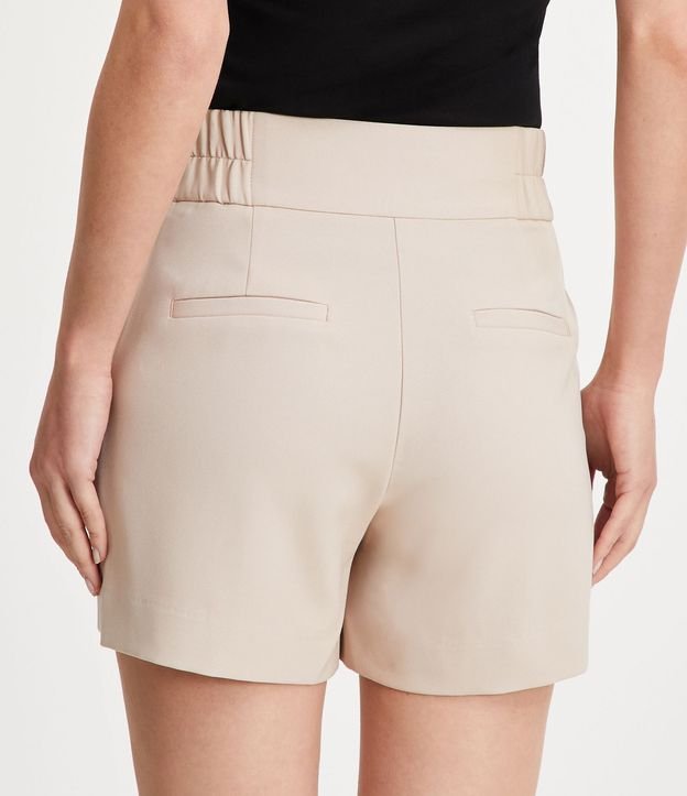 Short Sastre con Cintura Elástica y Abotonado Doble 3