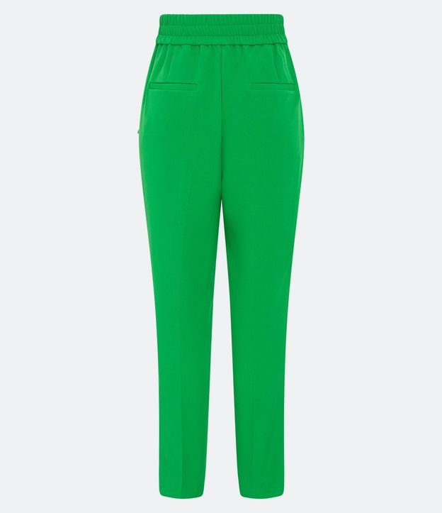 Pantalón Carrot Sastrería en Crepé Texturizado con Bolsillos 6