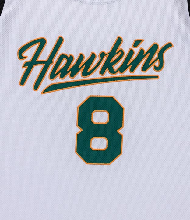 Musculosa Deportiva Infantil Baloncesto con Estampado Hawkins Stranger Things - Talle 9 a 14 años