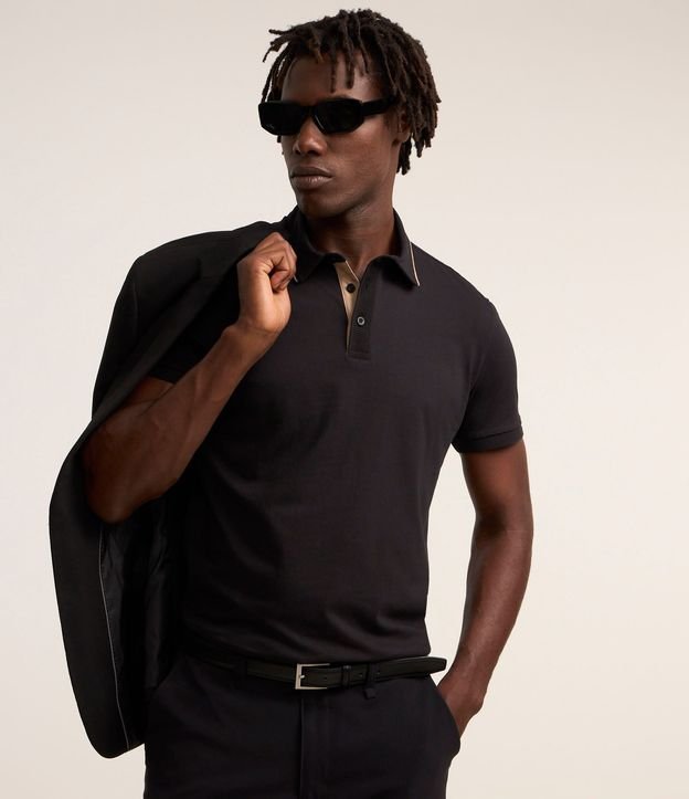 Camisa Polo Regular en Gamuza de Algodón Peruano 2