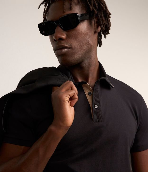Camisa Polo Regular en Gamuza de Algodón Peruano 7