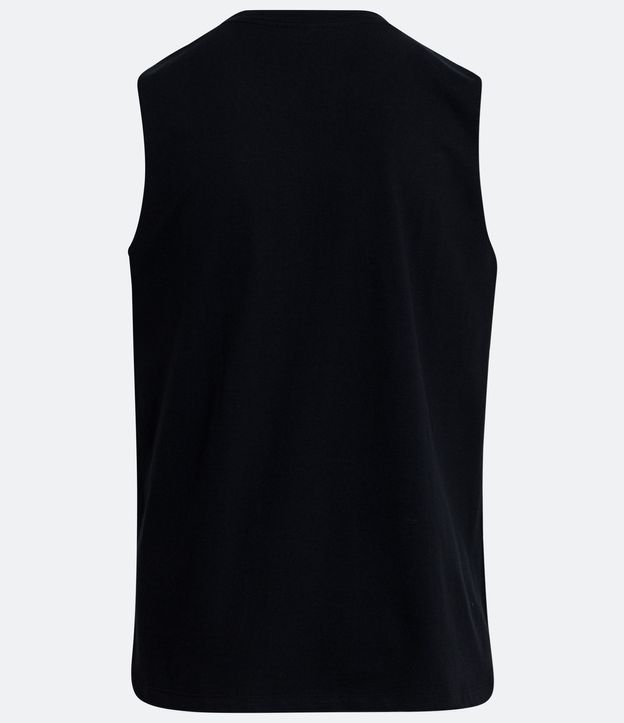 Musculosa en Algodón con Cuello Redondo y Tag en el Bajo 7