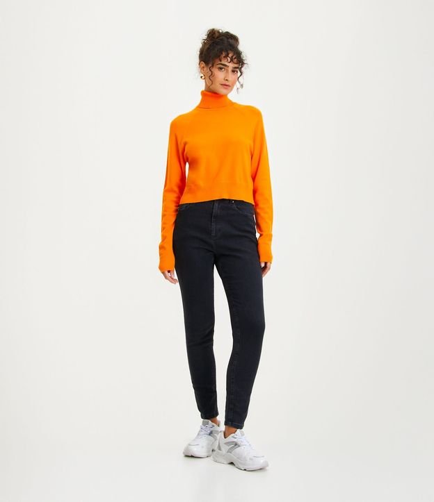 Blusa de Punto con Cuello Alto 2