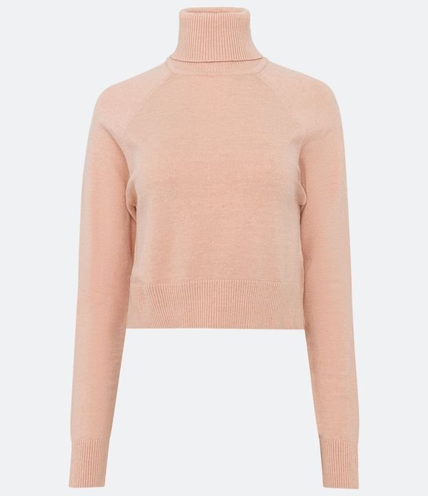 Blusa de Punto con Cuello Alto 6