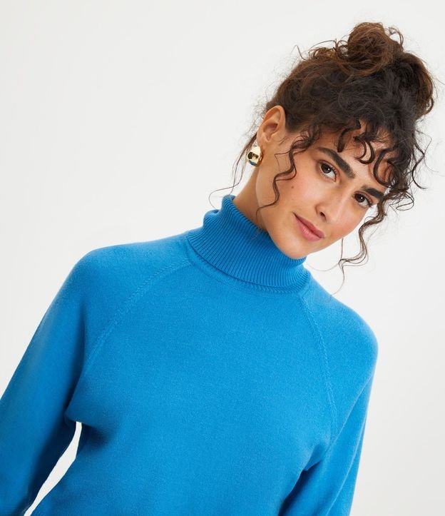 Blusa de Punto con Cuello Alto 6
