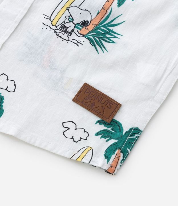 Camisa Infantil con Bolsillo y Estampa Snoopy Platero - Talle 1 a 4 años 3