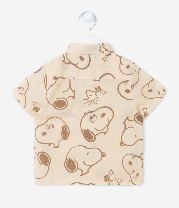 Camisa Infantil en Algodón con Estampado Snoopy - Talle 1 a 4 años 2