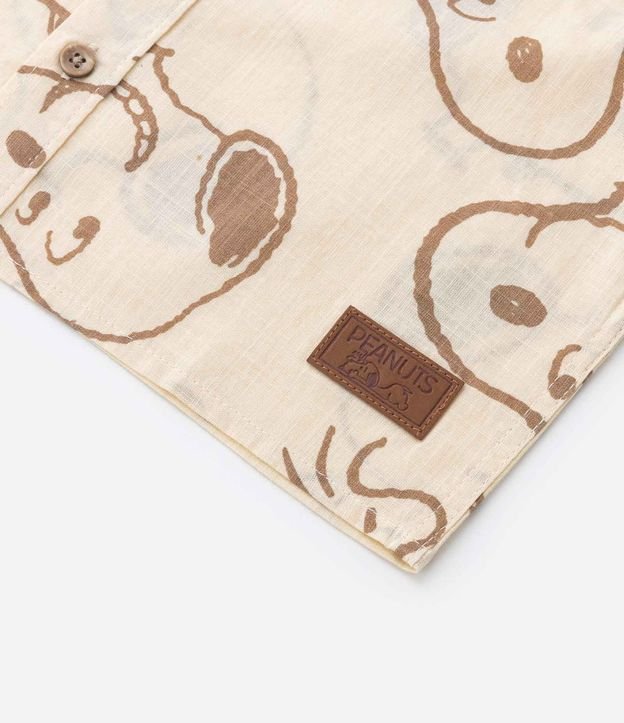 Camisa Infantil en Algodón con Estampado Snoopy - Talle 1 a 4 años 3