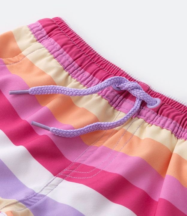 Short Infantil con Estampado de Rayas y Volado en el Bajo - Talle 1 a 5 años 5