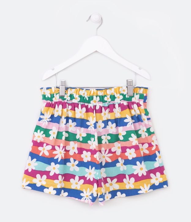 Bermuda Infantil con Cintura Diferenciada y Estampa Floral - Talle 5 a 14 años 2