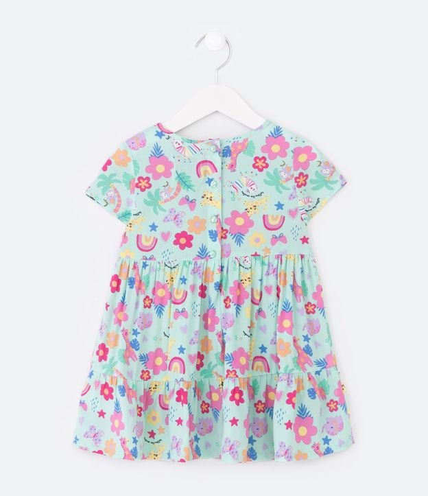 Vestido Marias Infantil con Puntilla en la Cintura y Estampa Divertida - Talle 1 a 5 años 2
