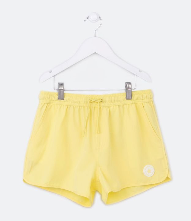 Short Runner Infantil en Microfibra con Cordón en la Cintura - Talle 5 a 14 años