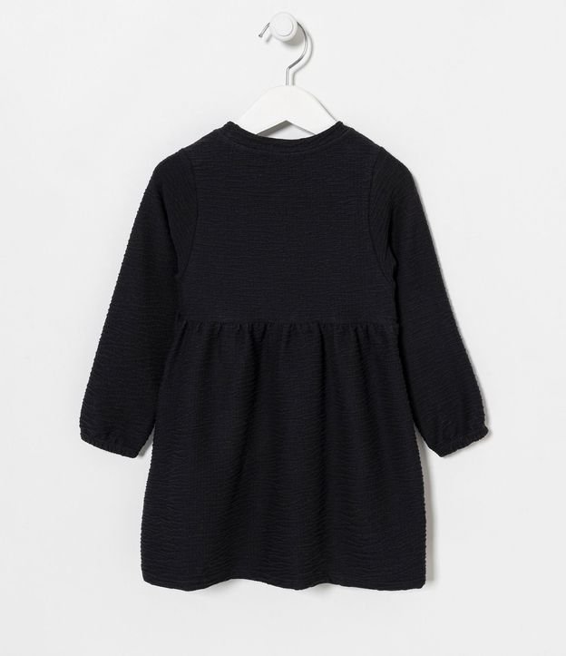 Vestido Infantil con Volados y Corazón de Lentejuela - Talle 1 a 5 años 2
