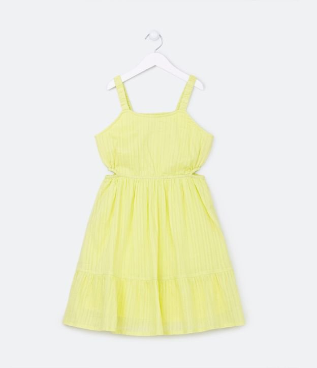 Vestido Marias Infantil en Tricolina con Cutout Lateral