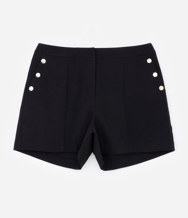 Bermuda en Crepé con Botones en los Bolsillos Curve & Plus Size 2