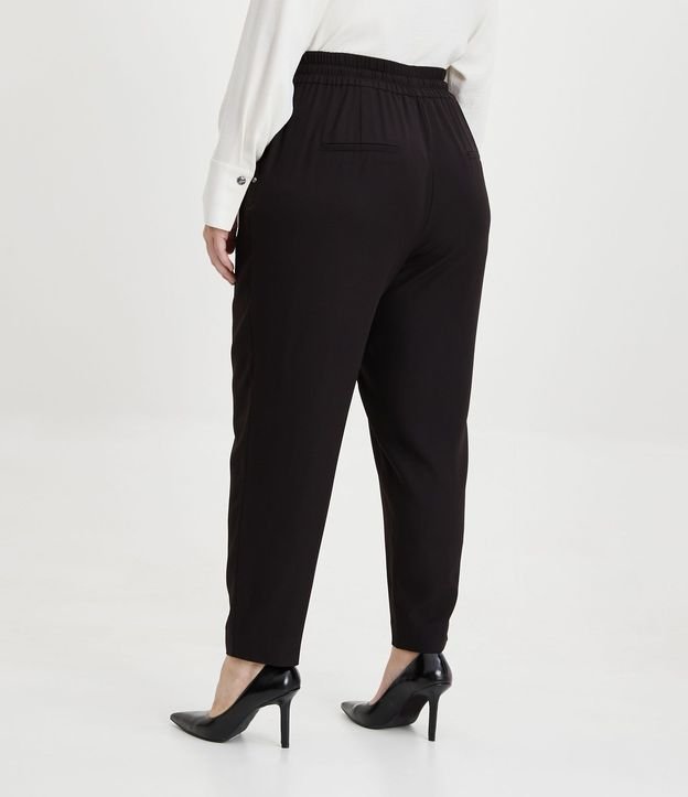 Pantalón Fluido con Cintura Elástica y Lazo Curve & Plus Size 3