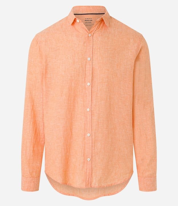 Camisa Comfort Básica en Lino 5