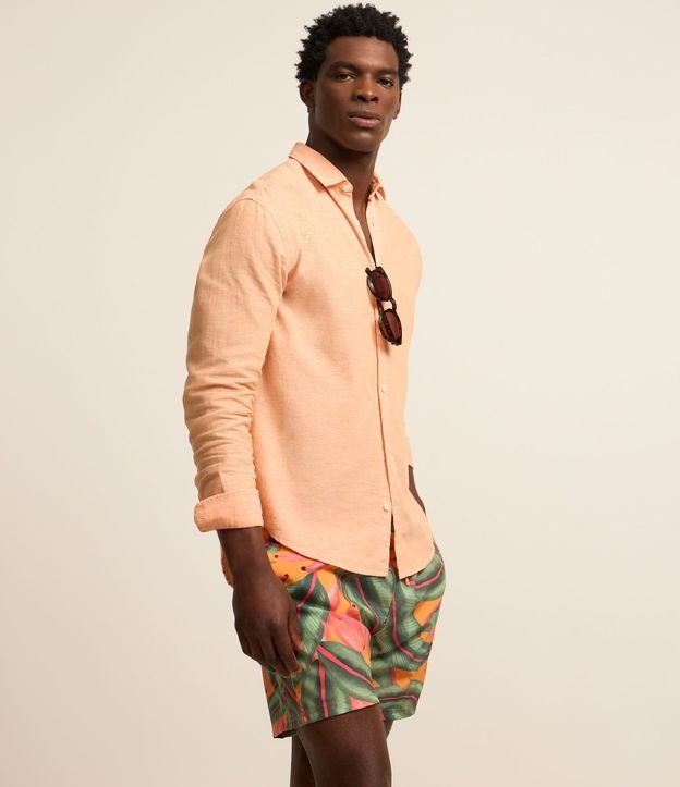 Camisa Comfort Básica en Lino 2