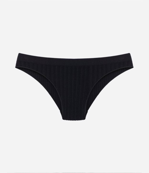 Bombacha Bikini en Poliamida con Lateral Mediano y Textura Acanalada 4
