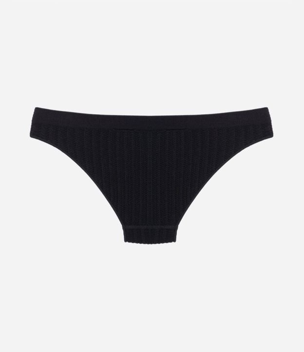 Bombacha Bikini en Poliamida con Lateral Mediano y Textura Acanalada 5