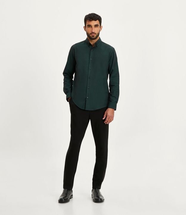 Camisa Regular Básica en Oxford 2