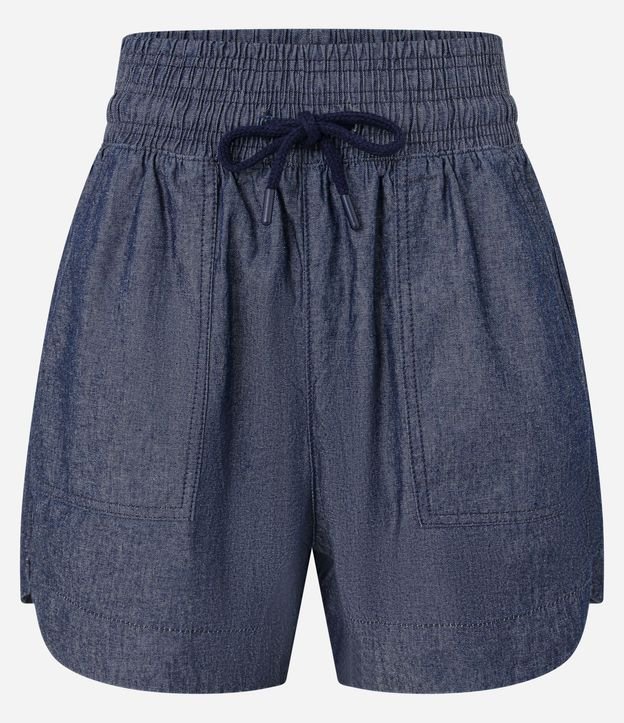 Short Runner en Jeans con Elástico Largo en la Cintura 7