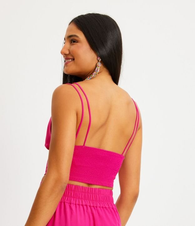 Blusa Cropped Sastrería con Aletas 3