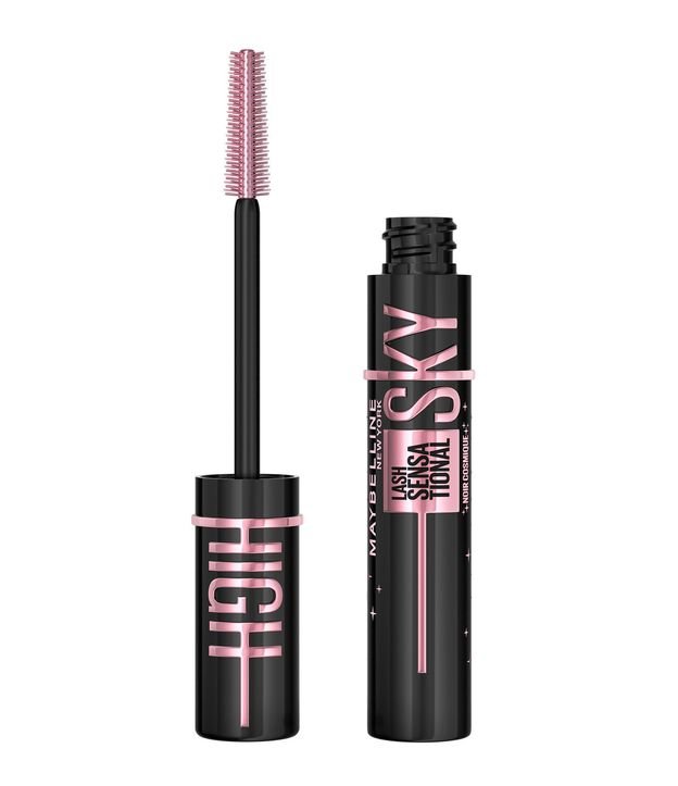 Máscara de Cílios NY Lash Sensational Sky High Cosmic Black Lavável Maybelline