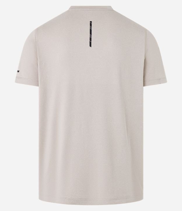Remera Deportiva con Etiqueta en la Barra y Manga Corta 8