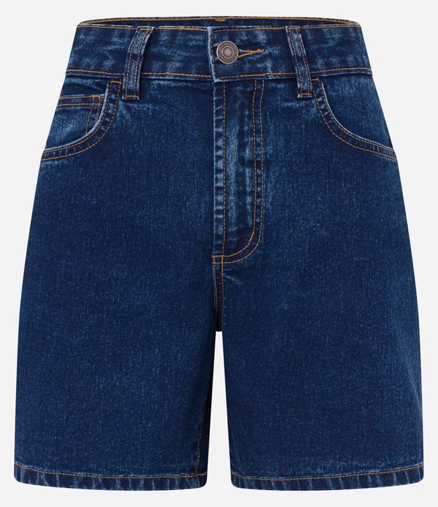 Short Jeans Clássico con Cintura Média 6