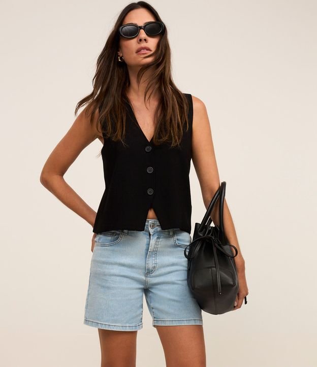 Short Jeans Clásico con Cintura Mediana 2