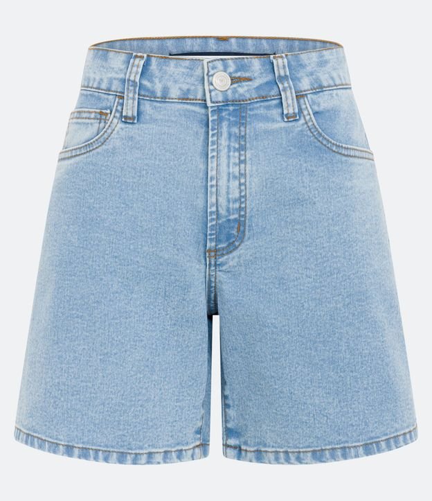 Short Jeans Clásico con Cintura Mediana