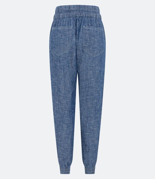 Pantalón Jogger Jeans con Lazo 2