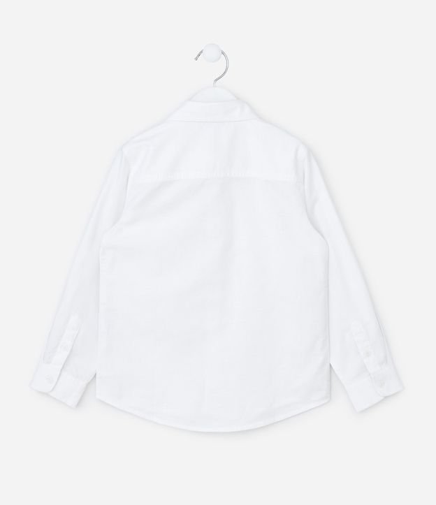 Camisa Infantil Manga Larga en Tricolina - Talle 5 a 14 años 4