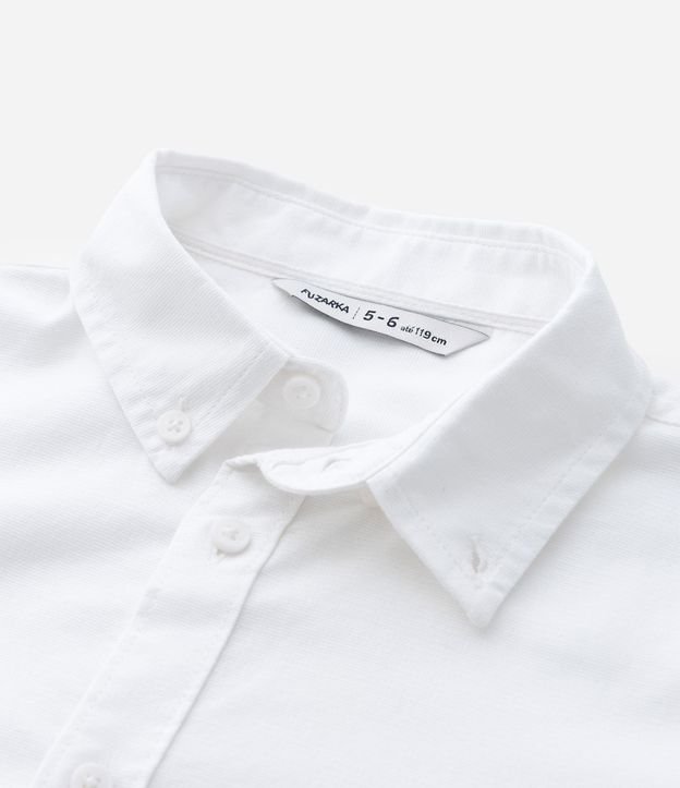 Camisa Infantil Manga Larga en Tricolina - Talle 5 a 14 años 6