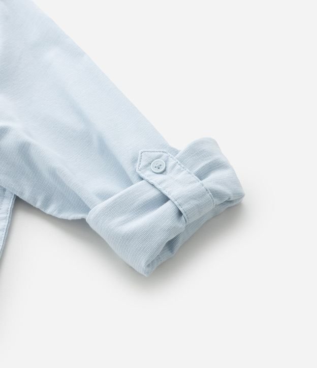 Camisa Infantil Manga Larga en Tricolina - Talle 5 a 14 años 5