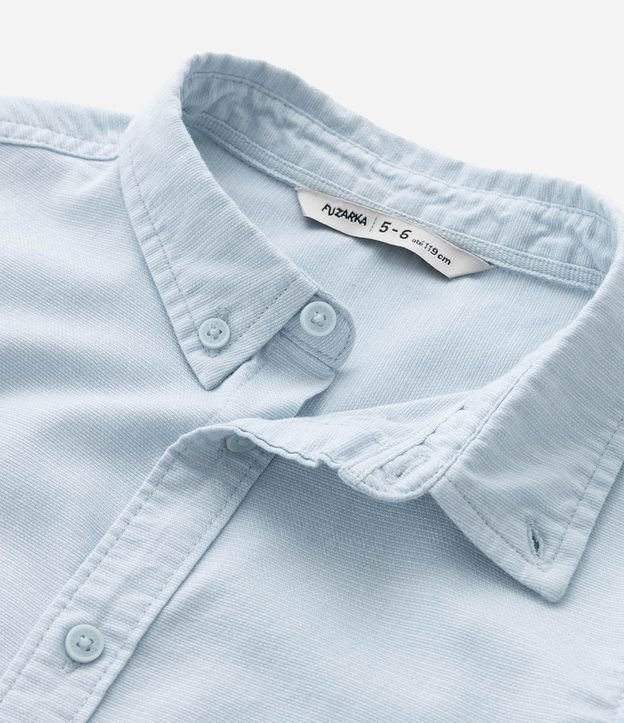 Camisa Infantil Manga Larga en Tricolina - Talle 5 a 14 años 6