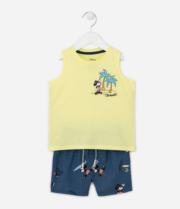 Conjunto Infantil con Estampa Mickey Playero - Talle 1 a 5 años