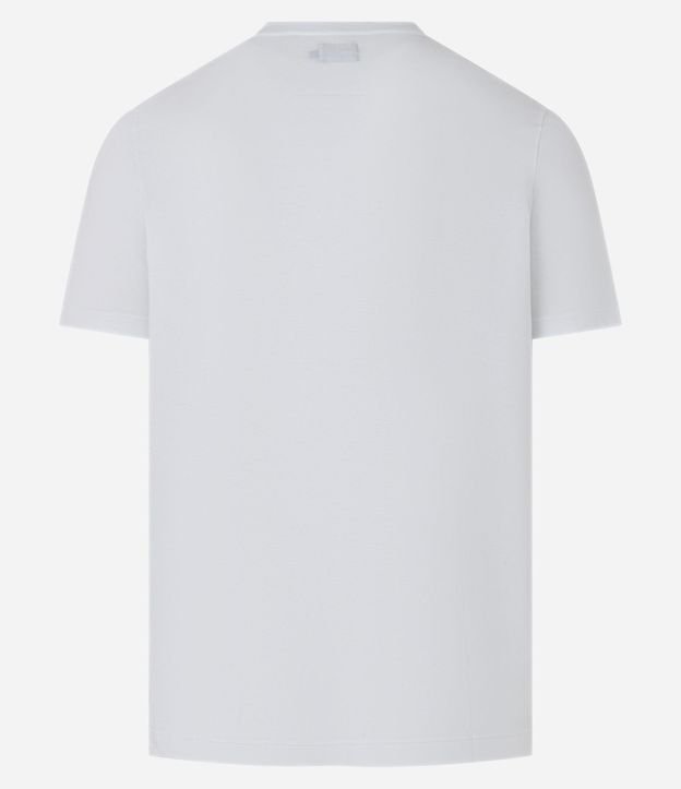 Remera Slim en Algodón Peruano con Cuello V 6