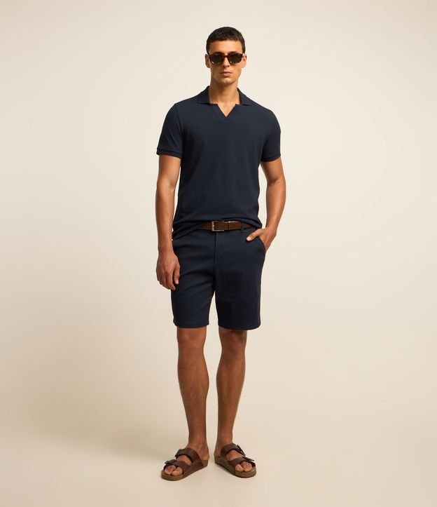 Bermuda Slim en Sarga con Elastano 2