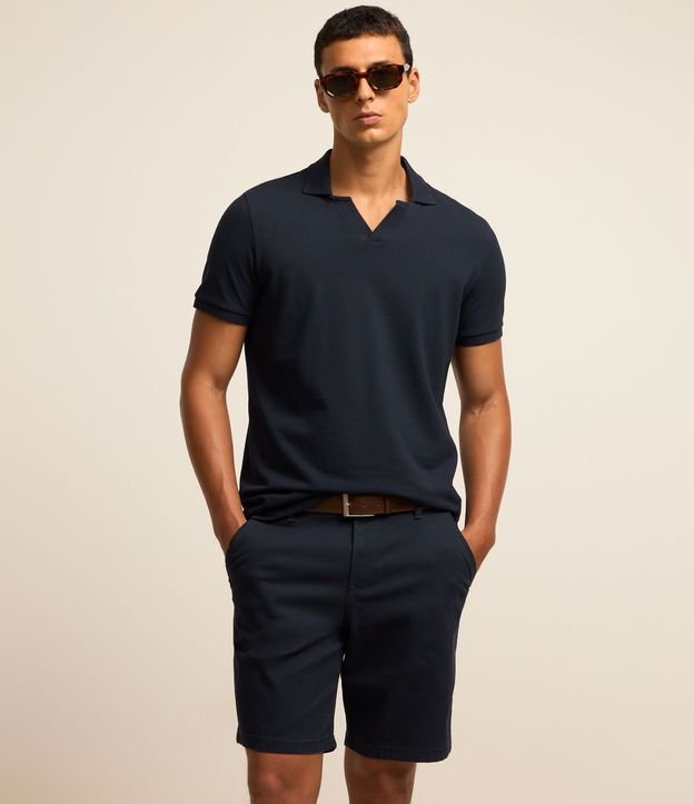 Bermuda Slim en Sarga con Elastano 3